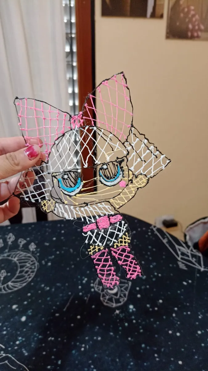 Lápiz 3D brinvoo en uso